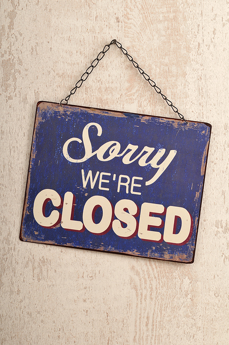 Closed Sign, by Jean- Christophe Riou / Design Pics