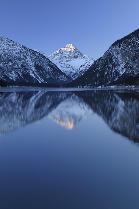 Lake Plansee at Sunrise, Tyrol, Austria, by Raimund Linke / Design Pics