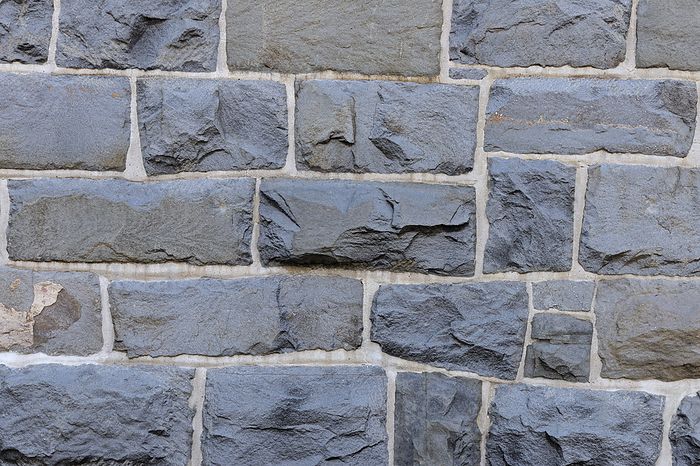 Stone Wall, Clausthal-Zellerfeld, Goslar, Harz, Lower Saxony, Germany, by Raimund Linke / Design Pics