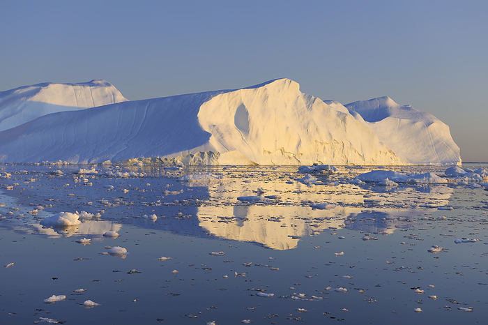 Greenland Ilulissat Icefjord Icebergs at Ilulissat icefjord, Ilulissat, Icefjord, Disko Bay, Qaasuitsup, Greenland, Polar Regions, Arctic, by Raimund Linke   Design Pics