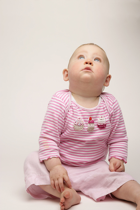 Portrait of Baby Girl, by Steve McDonough / Design Pics