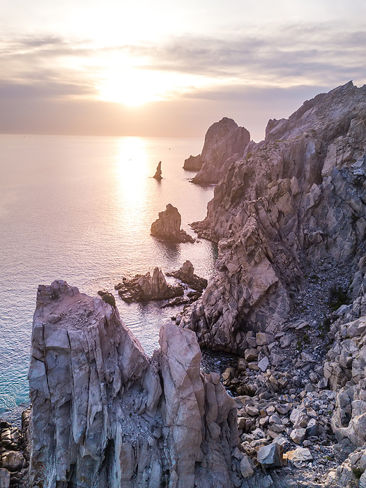 Dramatic rock formations on the coast of Lands End at sunset; Cabo San Lucas, Baja California Sur, Mexico, by Ben Horton / Design Pics