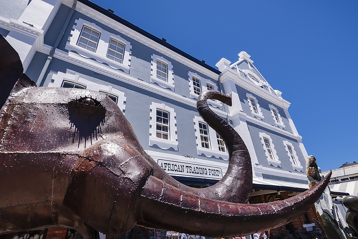 Cape Town, Republic of South Africa Elephant sculpture of the African Trading Port gallery in front of the Old Port Captain s Building at the Victoria and Alfred Waterfront in Cape Town  Cape Town, Western Cape, South Africa, by Alberto Biscaro   Design Pics
