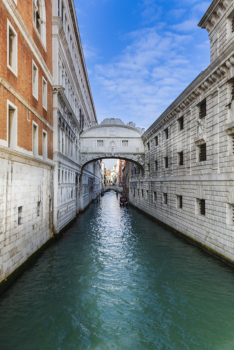 Venice, Palazzo Ducale Legendary, Bridge of Sighs over the Rio di Palazzo, between Doge s Palace and the prisons in Veneto  Venice Italy, by Alberto Biscaro   Design Pics