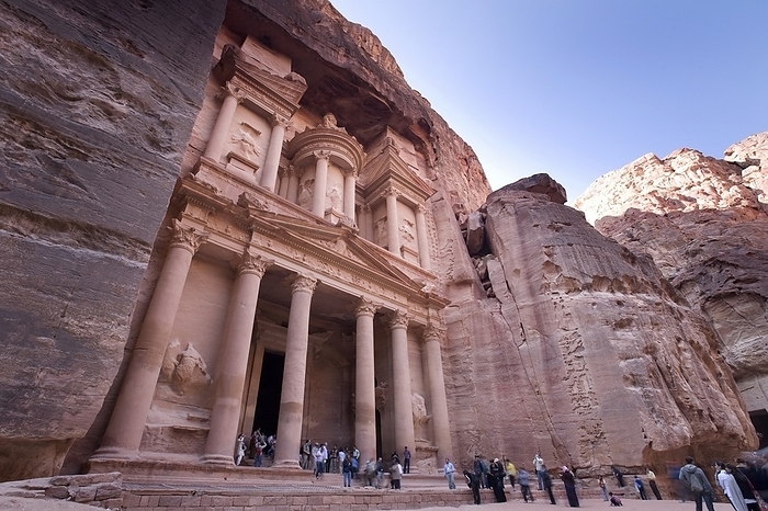 Al Khazneh In Petra With Visitors, by Deddeda / Design Pics