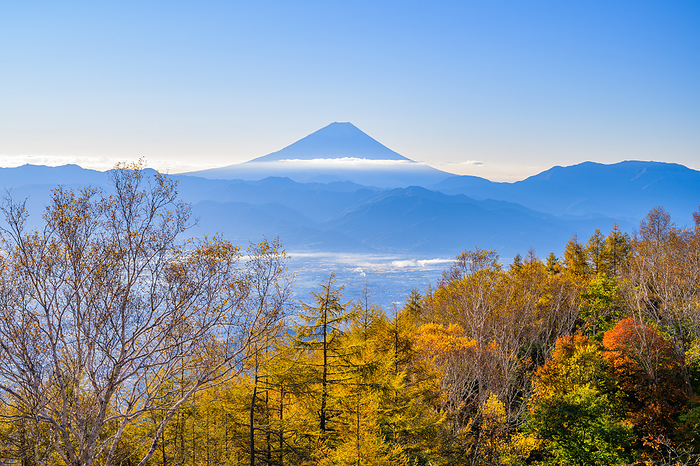 Mt. Fuji from Mt. Amari Yamanashi Pref.