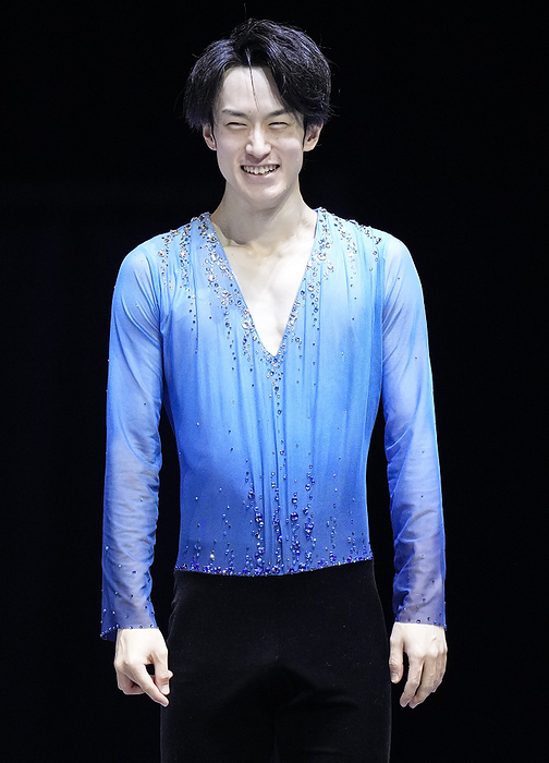 Skate Canada Day 2 Sota Yamamoto of Japan poses during the medals ceremony at the ISU figure skating Skate Canada competition on October 28, 2023 in Vancouver, Canada.  Photo by Mathieu Belanger AFLO 