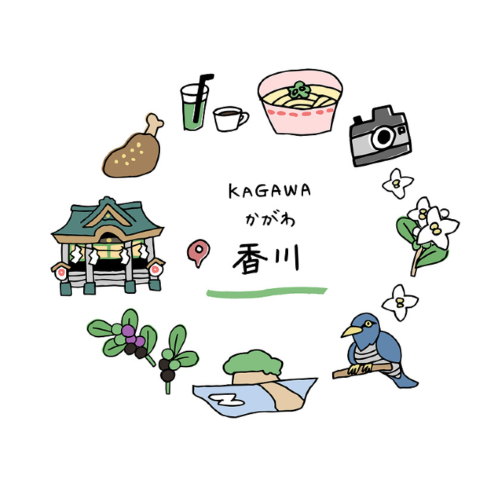 Kagawa's hand-painted eye-catchers
