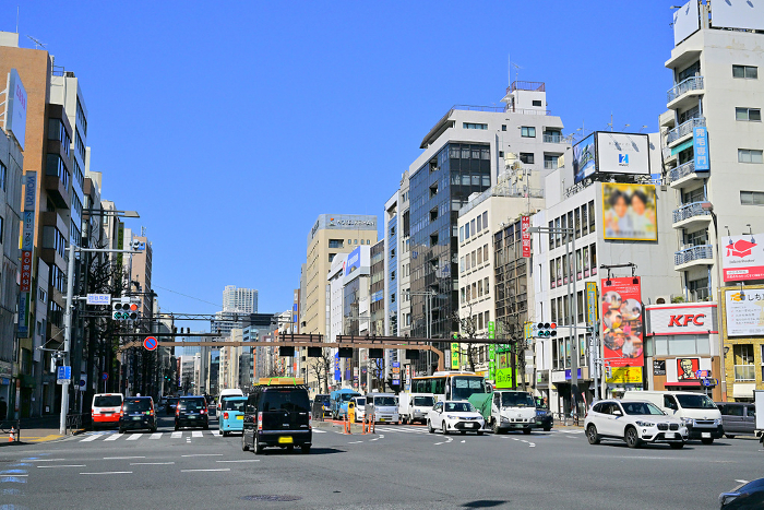 Streetscape around Yotsuya Station