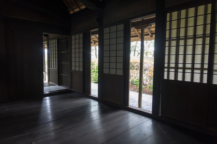 Shoji screen of an old private house