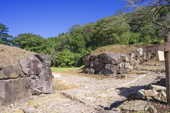 Ichijodani Asakura Clan Ruins Fukui City, Fukui Prefecture 100 Great Castles of Japan No.37 Ruins of the South Gate of the Middle Palace 
