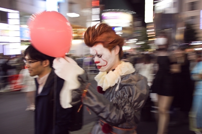 Shibuya Halloween 2023 2023 10 31,Tokyo, Shibuya Halloween.  Photo by Michael Steinebach AFLO 