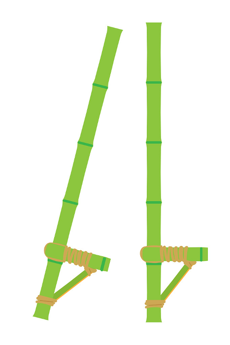 Clip art of Japanese old toy bamboo horse