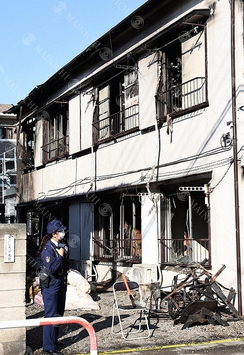 Tsuneo Suzuki s apartment where the fire occurred The apartment of Tsuneo Suzuki, the suspect in the fire, in Toda City, Saitama Prefecture, Japan, November 1, 2023, 8:30 a.m. Photo by Tatsuro Tamaki