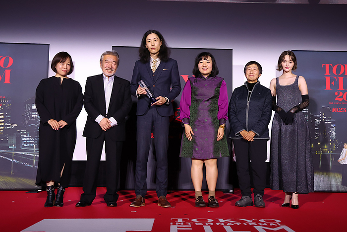 Tokyo International Film Festival 2023 Yang Liping, Tina Tamashiro, November 01, 2023   Yang Liping, Tina Tamashiro, speak after winning Amazon Prime Video Take One Award for the film  Gone with the Wind  during the 36th Tokyo International Film Festival. award ceremony, in Tokyo, Japan on November 01, 2023.  Photo by 2023 TIFF AFLO 