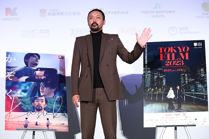 Tokyo International Film Festival 2023 Kan Sawa, October 30, 2023   The 36th Tokyo International Film Festival. Press conference for the movie  Family  in Tokyo, Japan on October 30, 2023.  Photo by 2023 TIFF AFLO 
