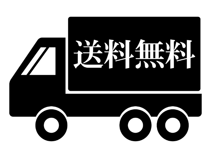 Truck silhouette icon Free shipping