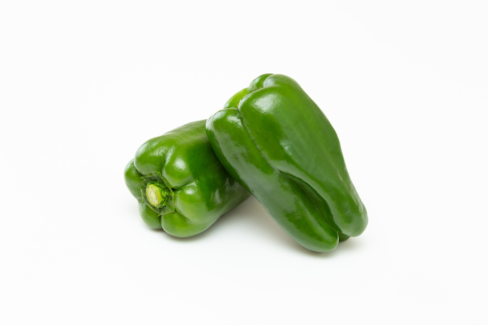Green bell pepper White Back