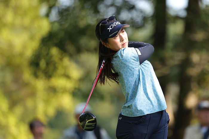 2023 TOTO Japan Classic Day 2 Serena Aoki hitting a tee shot on the 4th tee on the 2nd day of the TOTO Japan Classic, November 3, 2023  Date 20231103  Location Taiheiyo Club Minosato Course