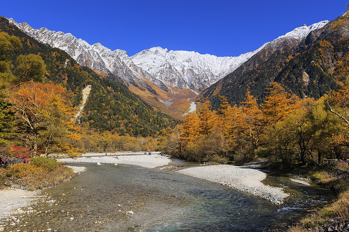 Azusa River and Hotaka Mountain Range