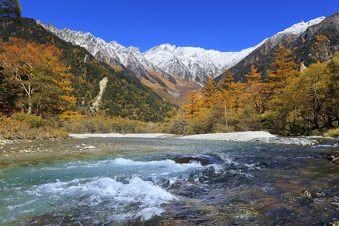 Azusa River and Hotaka Mountain Range