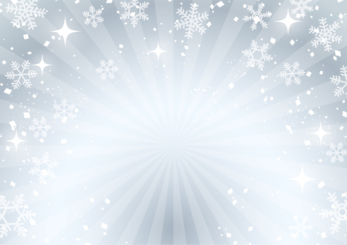 Background illustration of glittering snowflakes (silver)