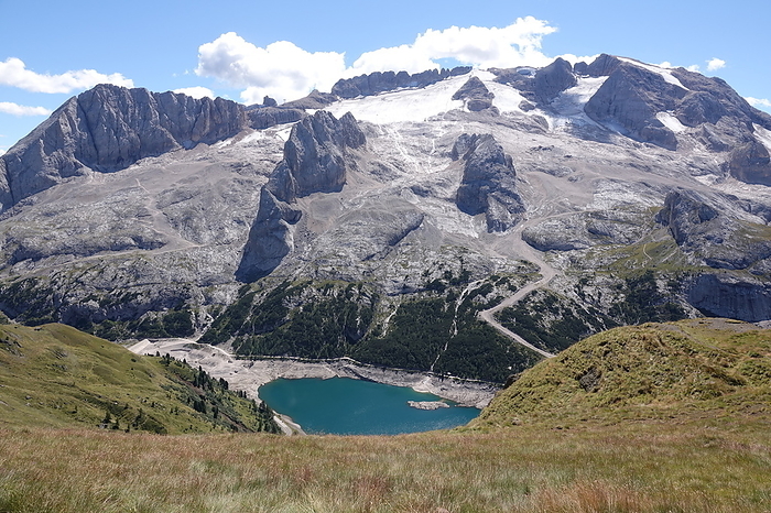 Fedaja Reservoir and Marmolada Fedaja Reservoir and Marmolada, by Zoonar Volker Rauch