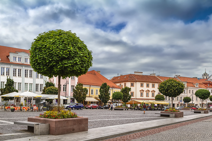 Town hall square, Vilnius, Lithuania Town hall square, Vilnius, Lithuania, by Zoonar Boris Breytma