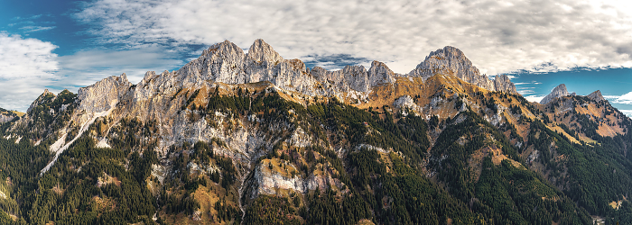 Panorama of Mountains in Tannheimer valley Gimpel Rote Fl h Kellenspitze in autumn Panorama of Mountains in Tannheimer valley Gimpel Rote Fl h Kellenspitze in autumn, by Zoonar Daniel Pahmei