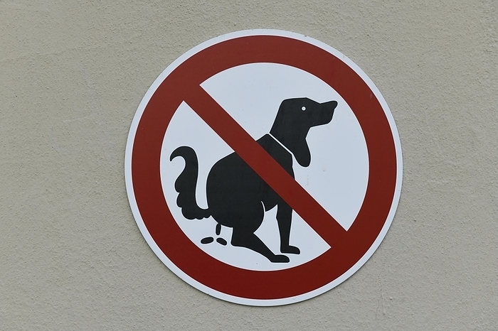 Sign Dog Excrement Prohibition, by Schoening