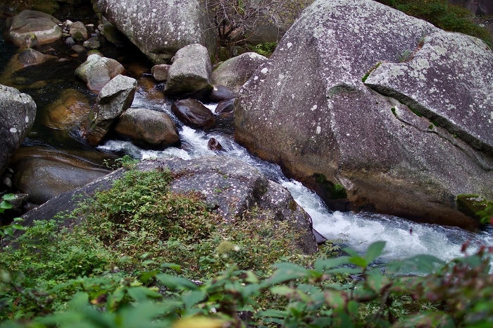 River flow near Senma Falls, Shosenkyo