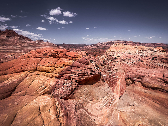Dr Seuss land in North Coyote Buttes near the Wave, Arizona, by Cavan Images / Suzanne Stroeer