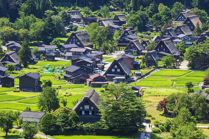 Gassho-Zukuri Village in Ogimachi, Shirakawa-go, Gifu Prefecture