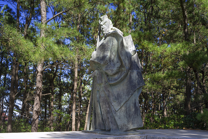 Ataka Park Komatsu City, Ishikawa Prefecture Benkei statue 