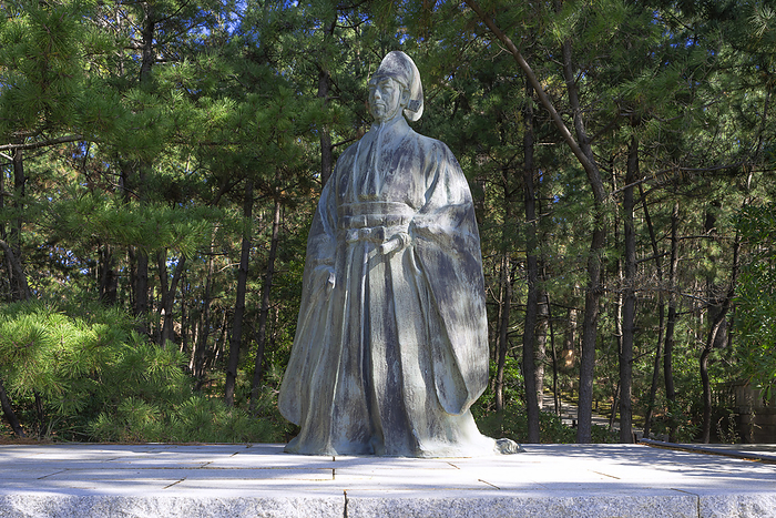 Ataka Park Komatsu City, Ishikawa Prefecture Statue of Yasuke Togashi 