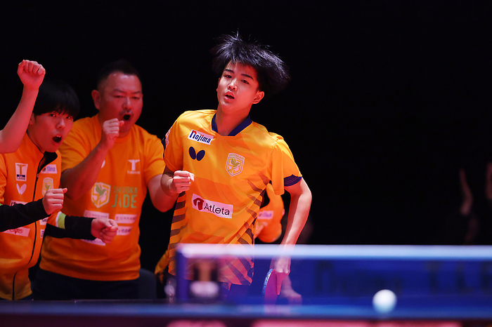2023 24 T     O Yuhi Sakai  Shizuoka , NOVEMBER 12, 2023   Table Tennis : 2023 24 Nojima T.LEAGUE between Shizuoka Jade   Okayama Rivets  Match 3 in Shizuoka City, Shizuoka, Japan.  Photo by T.LEAGUE AFLO SPORT 