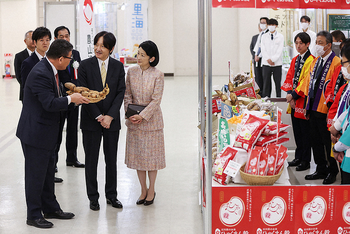 Prince and Princess Akishino visits the 62nd Agriculture, Forestry and Fisheries Festival  Festival of Fruits Prince and Princess Akishino inspect the 62nd Agriculture, Forestry and Fisheries Festival  Festival of Fruits  in Toshima ku, Tokyo, Japan, on November 10, 2023, at 8:51 a.m.  Representative photo 