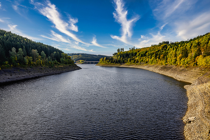 Water stream in Okertalsperre dam in the Harz Mountains in the Goslar district, Germany Water stream in Okertalsperre dam in the Harz Mountains in the Goslar district, Germany, by Zoonar Andreas V lk