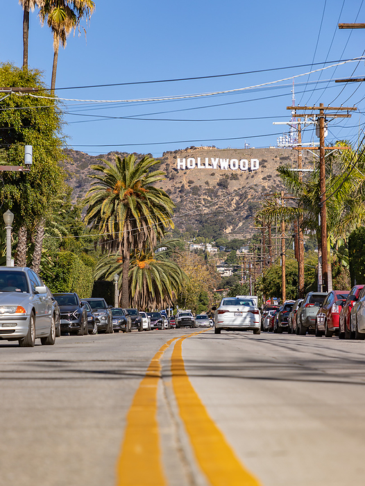 North Beachwood Drive and Hollywood Sign North Beachwood Drive and Hollywood Sign, by Zoonar Bruno Coelho
