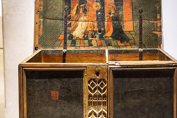 bridal chest with an image of the annunciation bridal chest with an image of the annunciation, by Zoonar Tolo
