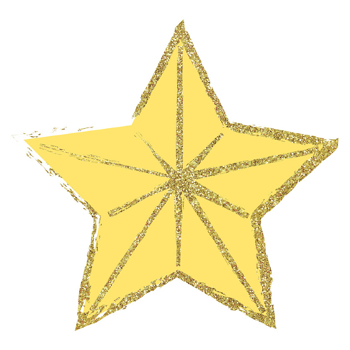 Clip art Clip art Glittering stars Hand drawing Gold