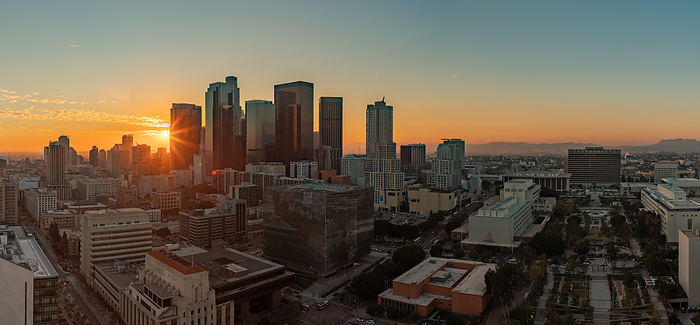 Downtown Los Angeles at Sunset Downtown Los Angeles at Sunset, by Zoonar Bruno Coelho