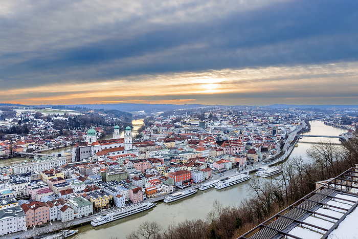 Sunset over Passau Sunset over Passau, by Zoonar Dirk Rueter