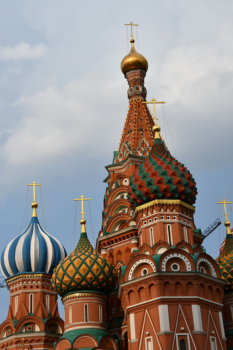 Vertical shot of the details of Saint Basil s Cathedral in Moscow, Russia Vertical shot of the details of Saint Basil s Cathedral in Moscow, Russia, by Zoonar Raffael Herrm