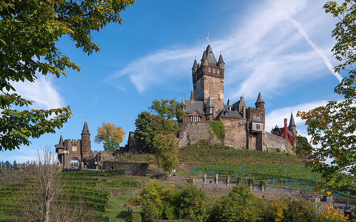 Cochem castle, Moselle, Germany Cochem castle, Moselle, Germany, by Zoonar Alexander Lud
