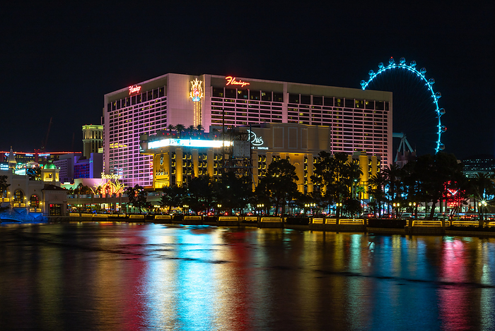 Flamingo Las Vegas Hotel and Casino at Night Flamingo Las Vegas Hotel and Casino at Night, by Zoonar Bruno Coelho