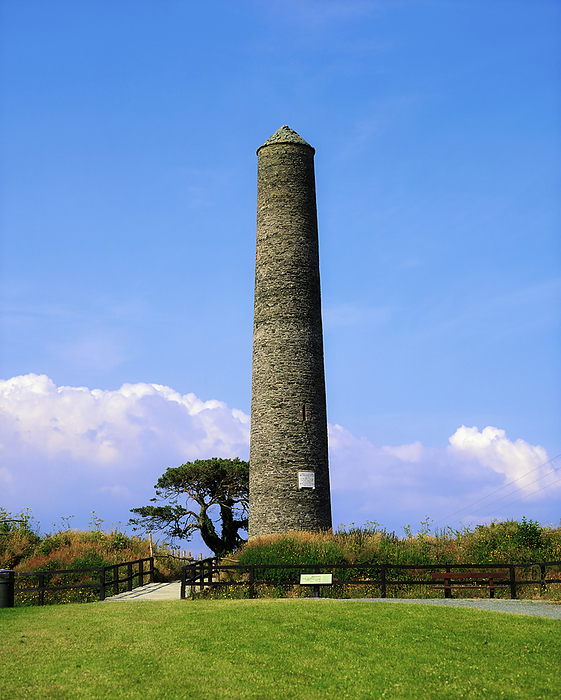 Ireland Irish National Heritage Park, Co Wexford, Ireland  Round Tower Replica Built In 1857, by The Irish Image Collection   Design Pics