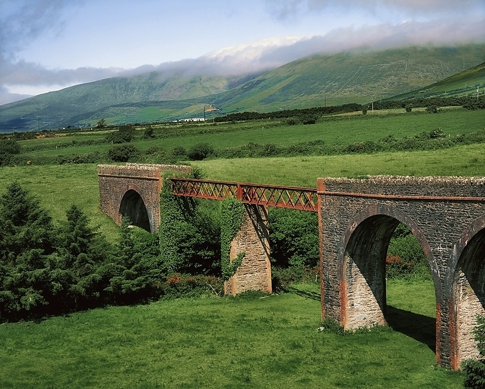 Ireland Railway Bridge At Annascaul, Dingle Peninsula, Co Kerry, Ireland, by The Irish Image Collection   Design Pics