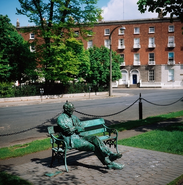 Dublin, Ireland The Poet s Sculpture, Patrick Kavanagh, Dublin, Co Dublin, Ireland, by The Irish Image Collection   Design Pics