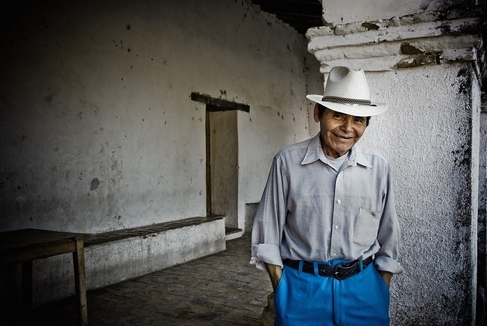Mexico Smiling Man In Cowboy Hat  Mexico, by Helene Cyr   Design Pics